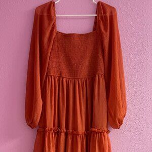 Moon River long sleeve sparkly dress